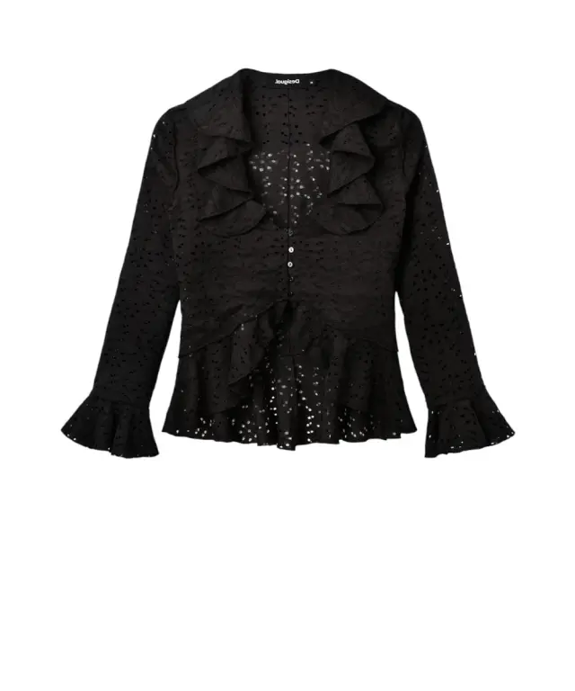 Desigual - Γυναικεία Μπλούζα Lorna 23SWTKBY-2000 Μαύρο
