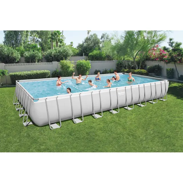 Πισίνα BESTWAY POWER STEEL RECTANGULAR FRAME POOL 9.56x4.88x1.32m 2