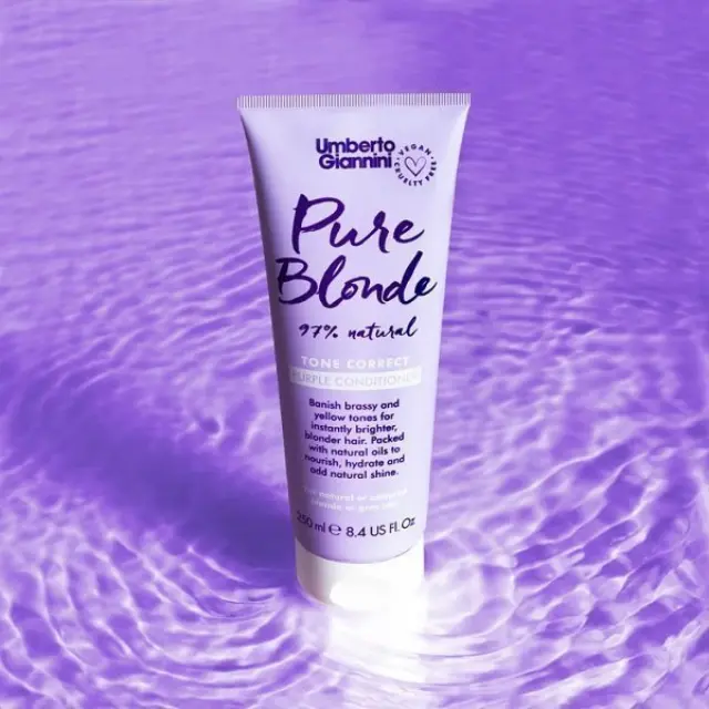Umberto Giannini Pure Blonde 97% Conditioner Διόρθωσης Χρώματος 250ml 3