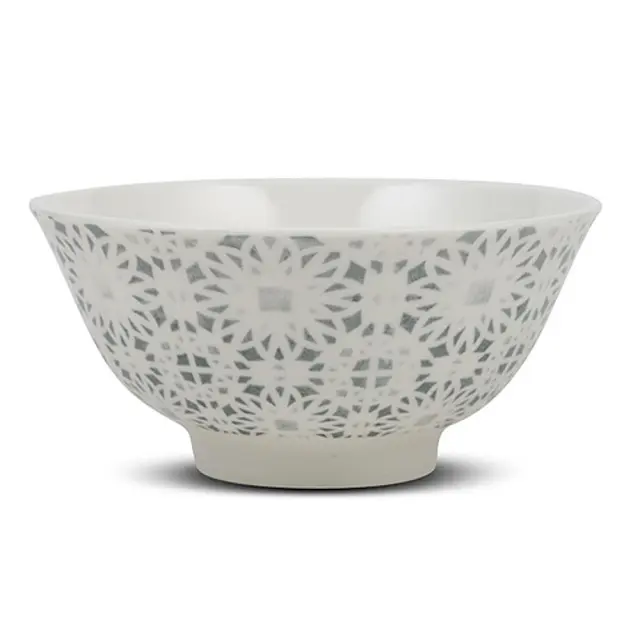 Μπολ Δημητριακών Πορσελάνη "Maiolica Grey" 15.5cm