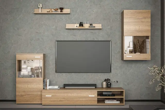 Σύνθετο Σαλονιού Truffel Oak PLANETA 3
