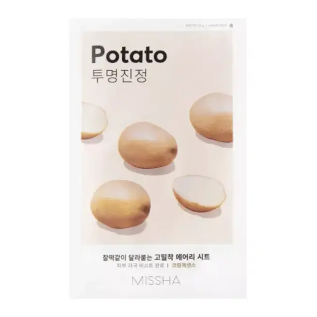 Missha Airy Fit Sheet Mask Potato Υφασμάτινη μάσκα προσώπου 19gr