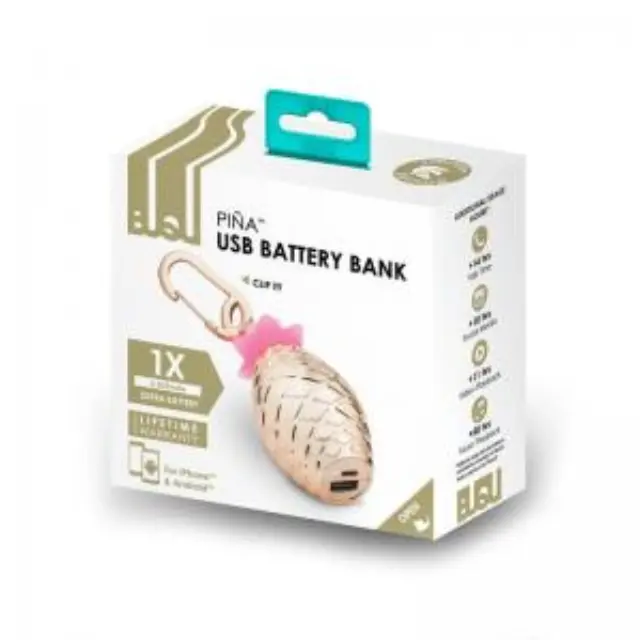 Φορτιστής Ανάγκης BuQu PINA 2500mAh Χρυσό N54382 3