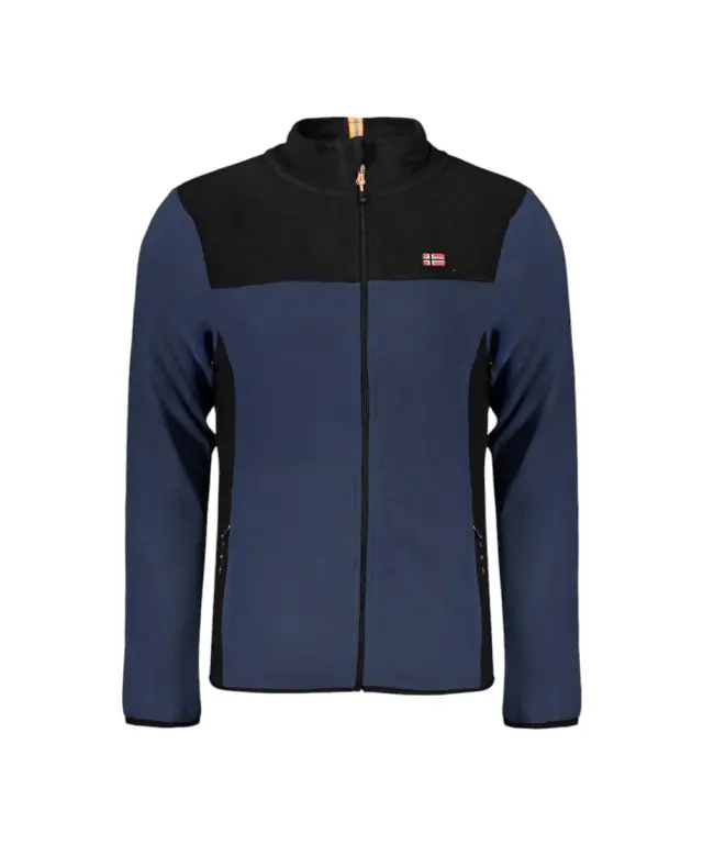 Norway Nautical School - Ανδρική Ζακέτα Φούτερ Fleece 849522-NAVY Μπλε Σκούρο - S
