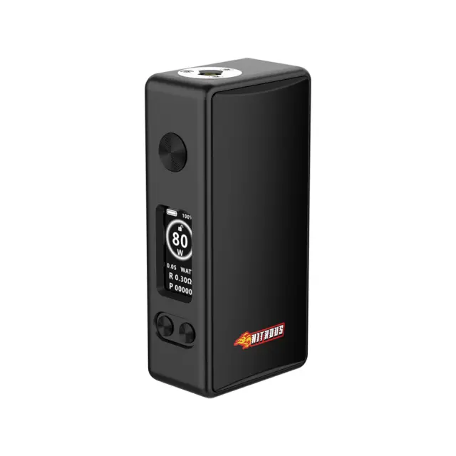 Nitrous Pocket Mod 80W Black Edition - Mechvape x Nitrous - Black