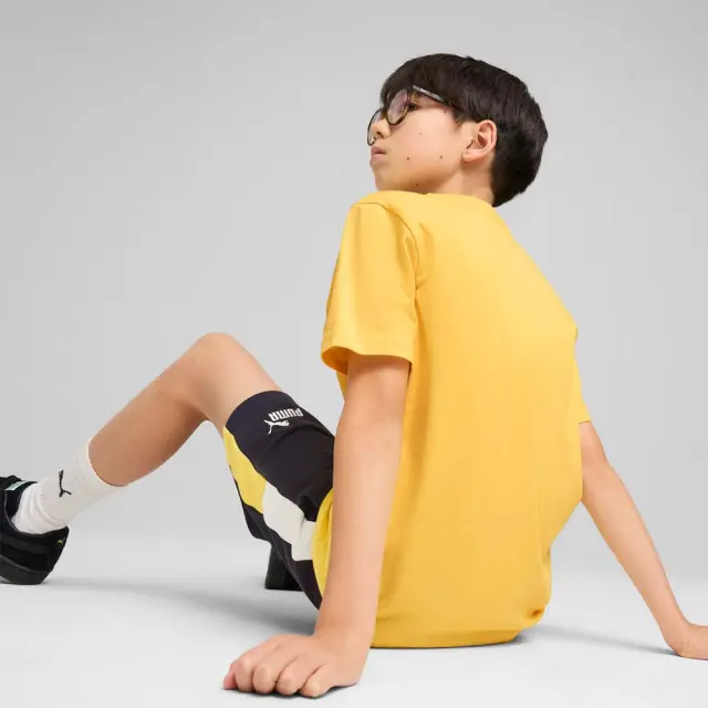 Puma Boy's Essentials 1 Color No1 Logo Tee Κίτρινο 685778-55 (Puma) 2