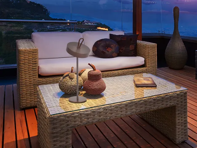 GONG LED φωτιστικό επιτραπέζιο Corten 2