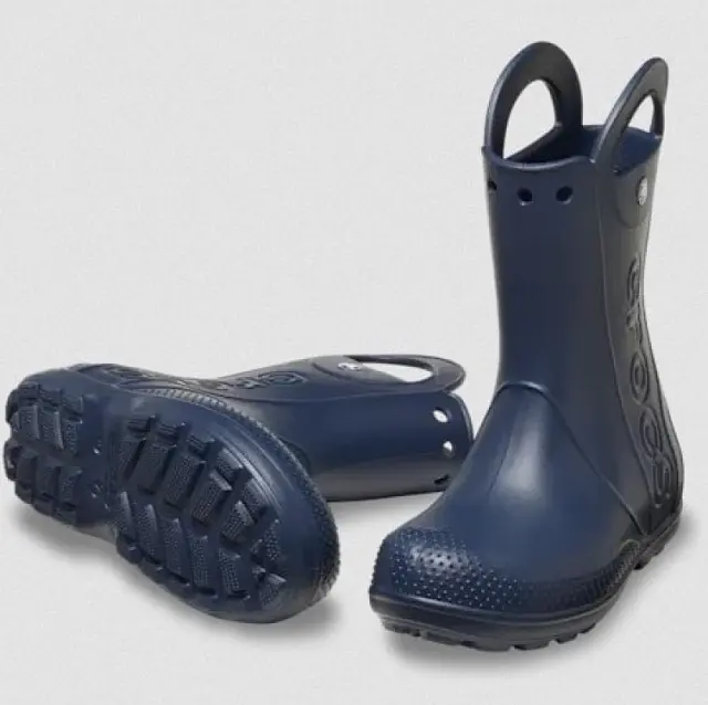 Παιδικές Γαλότσες Crocs Handle Rain Navy (Μεγέθη 28-31) ΜΠΛΕ 3