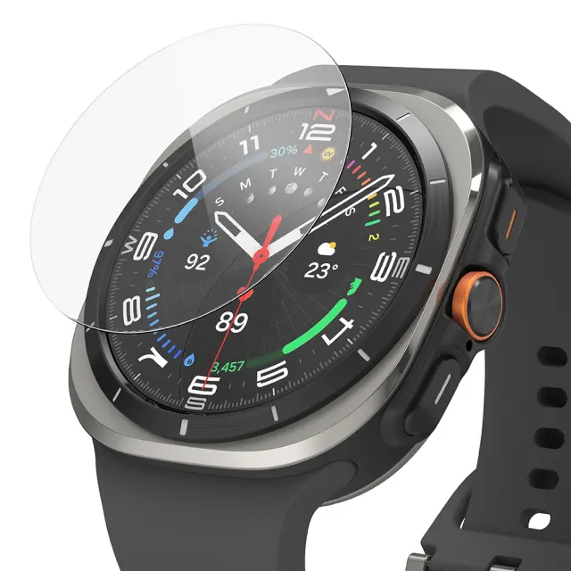 Ringke - Tempered Glass R10 (4 pack) - Samsung Galaxy Watch Ultra 47mm - Clear 2