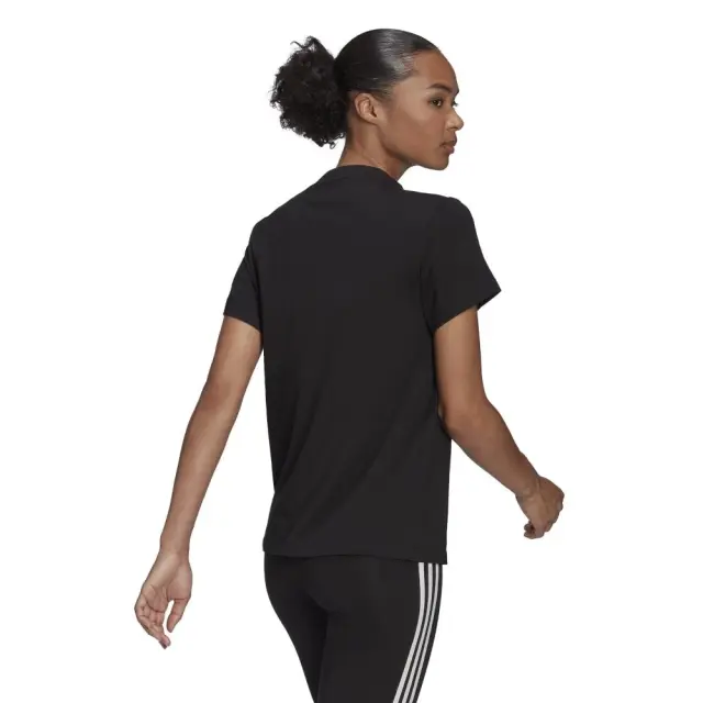 adidas Essentials Print Logo Cotton T-Shirt (HD9328-Black) - Μαύρο - XS 2