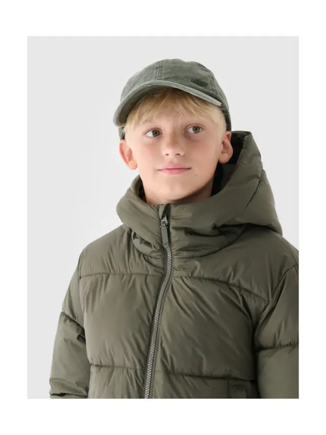 4F Down Jacket Khaki Kids 4FJWAW24TDJAM463-43S - 164 3