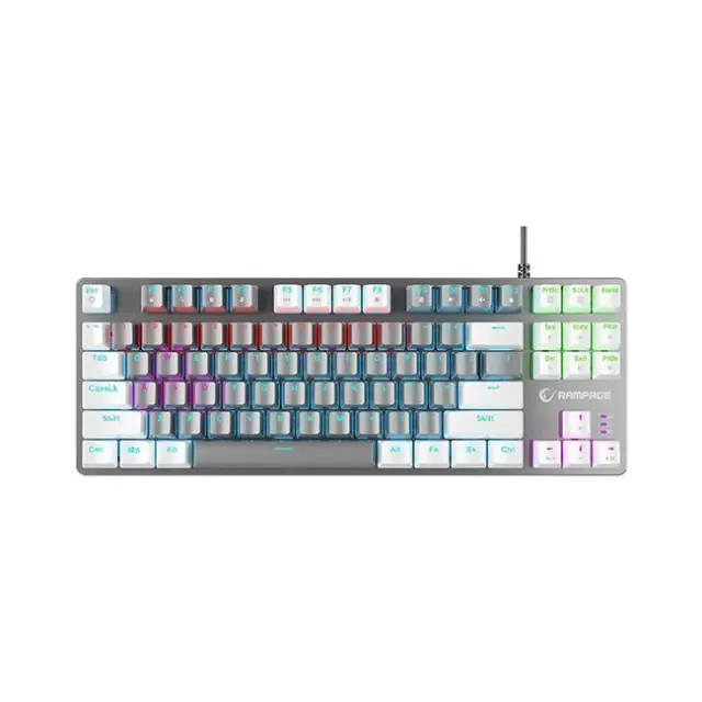 Rampage Gaming Keyboard Snug KRGD Red Switch Gray / White (SNUGK14RS-GW)