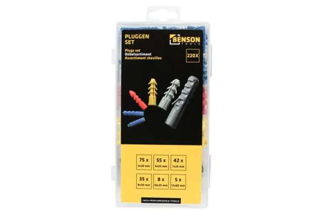 Plugs set 220 pieces