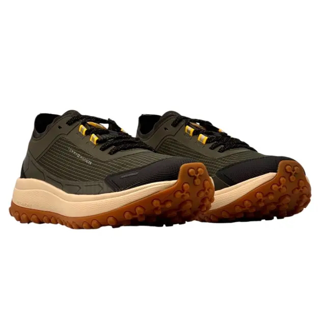 Ανδρικά Sneakers Tommy Hilfiger FM0FM06066-MRH Χακί Λαδί - 41 2