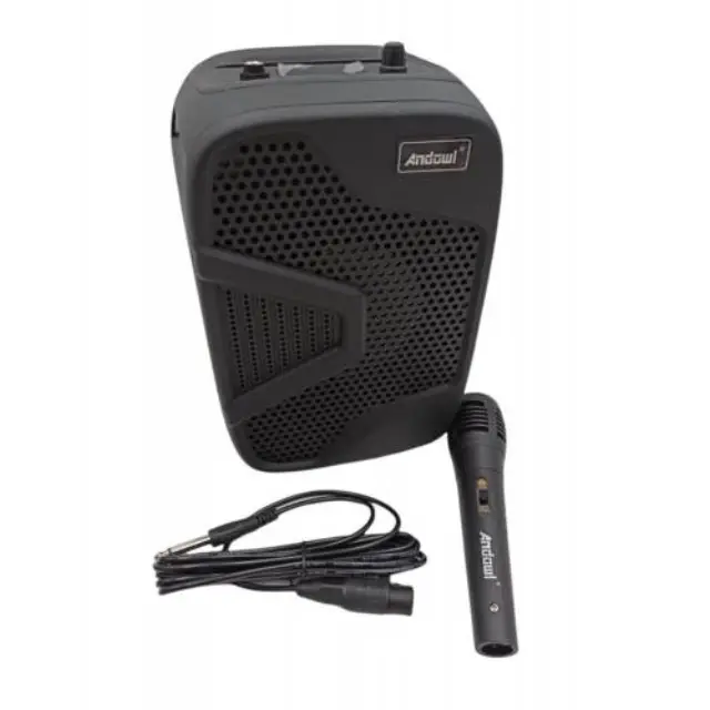 Andowl Σύστημα Karaoke με Ενσύρματα Μικρόφωνα Q-YX501A σε Μαύρο Χρώμα