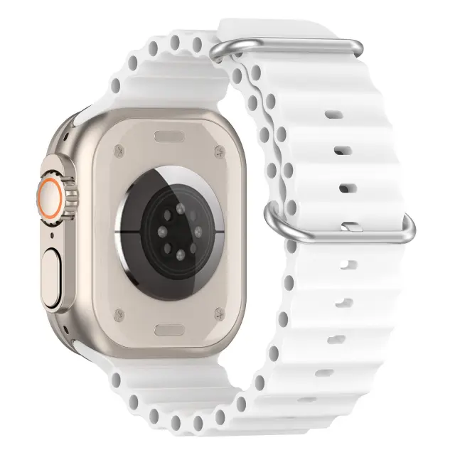 Ocean Loop Λουράκι για Apple Watch 44/45/46/49mm-White OEM 3