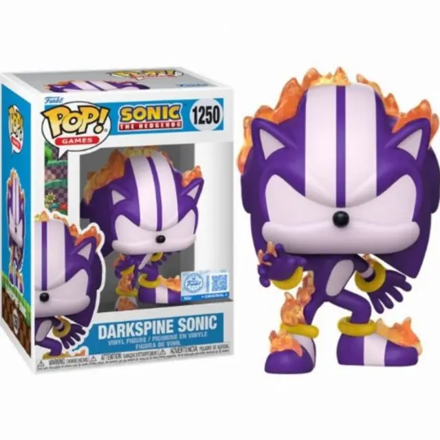 Φιγούρα Funko Pop! Games: Sonic The Hedgehog - Darkspine Sonic (Special Edition) #1250