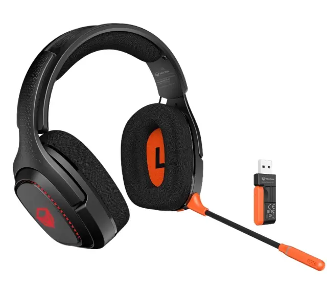 Meetion BTH012 2.4G Bluetooth Gaming Ακουστικά Μαύρα 17.006.0027