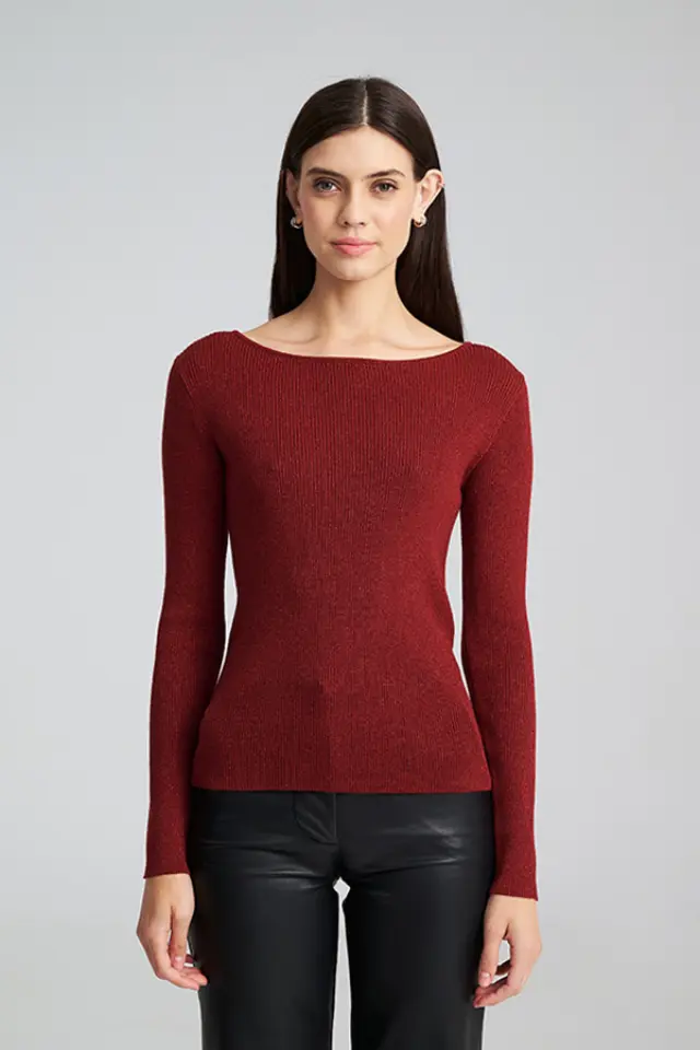 Minimal Πλεκτό με Λεπτή Υφή ANITA SWEATER - M