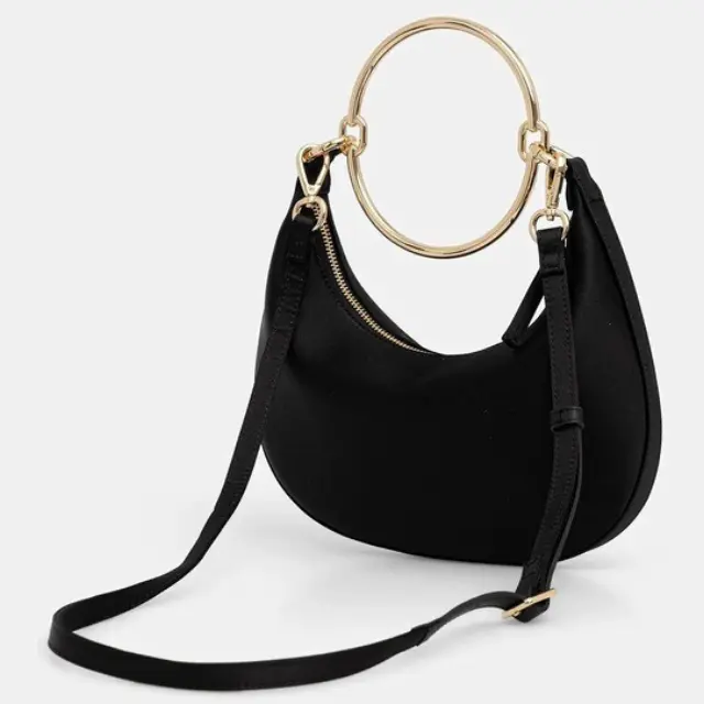 Γυναικεία Τσάντα Ώμου Tommy Hilfiger AW0AW18236-BDS Μαύρη Μαύρο - One Size 3