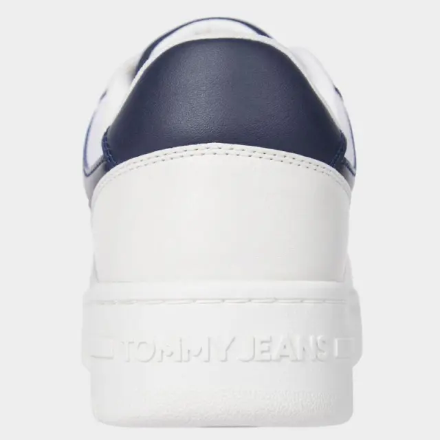 Tommy Hilfiger - Ανδρικά Δερμάτινα Sneakers Tjm Retro Basket Ess EM0EM01395-DW4 Λευκό - 46 3