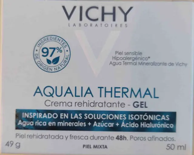 Vichy AQUALIA THERMAL Rehydrating Cream-Gel Λεπτόρρευστη Κρέμα για 48ωρη ενυδάτωση για Κανονική/Μεικτή επιδερμίδα, 50ml