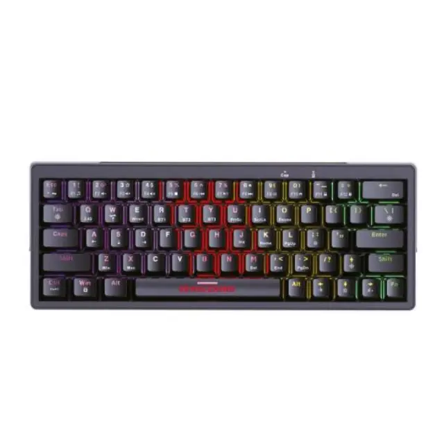 Zeroground Ασυρματο(BT ή 2.4GHz) και Με Καλωδιο Keyboard Mechanical Πληκτρολογιο RGB KB-3700G SATOMI v2.0 (Κοκκινοι Διακοπτες)