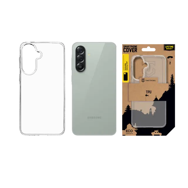 Tactical TPU Cover for Samsung Galaxy A57 Transparent 3