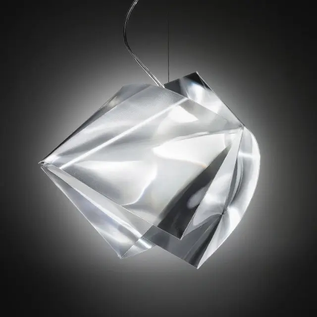 Gemmy Suspension Prisma M κρεμαστό φωτιστικό LED Ασημί Γκρί Διάφανο