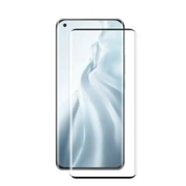 Hat-Prince Full Glue Full Face Curved Black Αντιχαρακτικό Γυαλί 9H για Xiaomi Mi 11 - Black