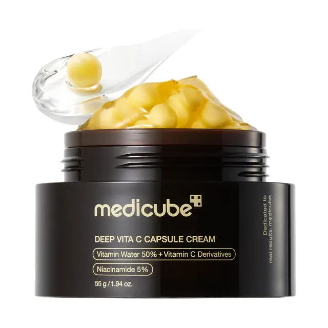 Medicube Deep Vita C Capsule Cream – Ενυδατική κρέμα διπλής υφής για φωτεινό δέρμα