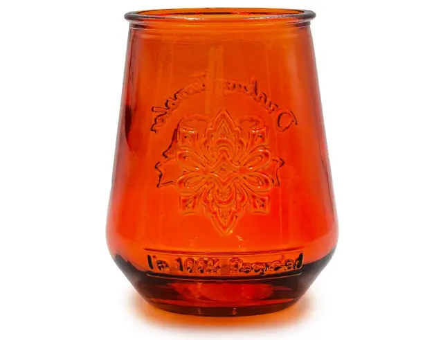 Ποτήρι Glass Drops Αuthentic Est. 1896 (2396DB08) Από ανακυκλωμένο γυαλί, Χωρητικότητας 400ml, Διαστάσεων Ø 9 x Υ 11 cm, Orange 2396DB08 3