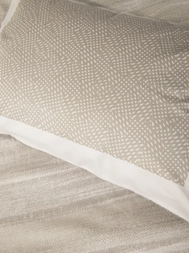 Σετ Παπλωματοθήκη 160x240 Μονή Φανελένια Nima Venity Beige 100% βαμβακερό 2