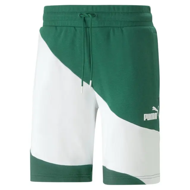 Puma Power Cat Shorts 9in (675175-37) - Λευκό-Πράσινιο - S