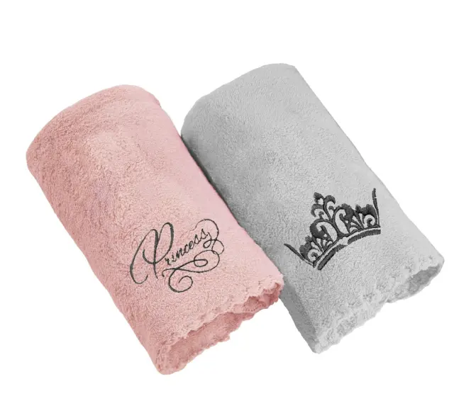 ΣΕΤ ΒΡΕΦΙΚΕΣ ΠΕΤΣΕΤΕΣ 2ΤΕΜΑΧΙΩΝ BABY TOWELS GIRL SET 2 (35X50) GUY LAROCHE 3