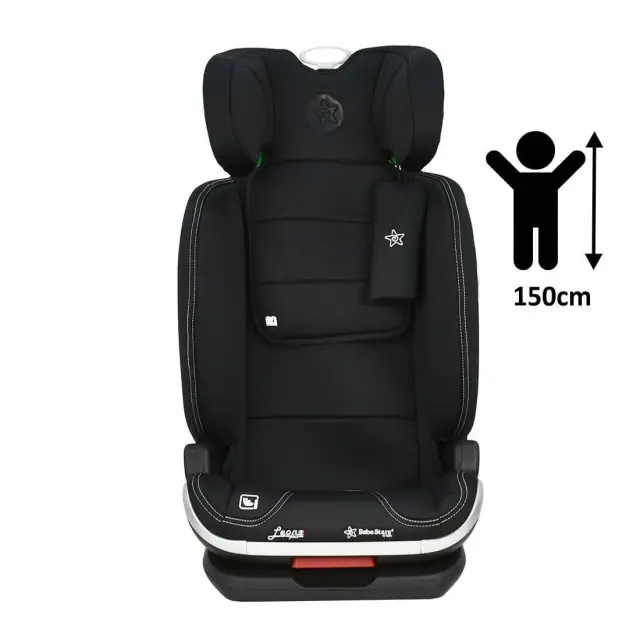 Κάθισμα Αυτοκινήτου Bebe Stars Leon Plus Isofix I-Size Black 944-188 3