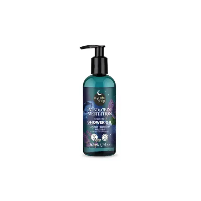 Organic Shop by Natura Siberica Deep Dreamy Night Mind & Skin Meditation Χαλαρωτικό Έλαιο Ντους, 260ml