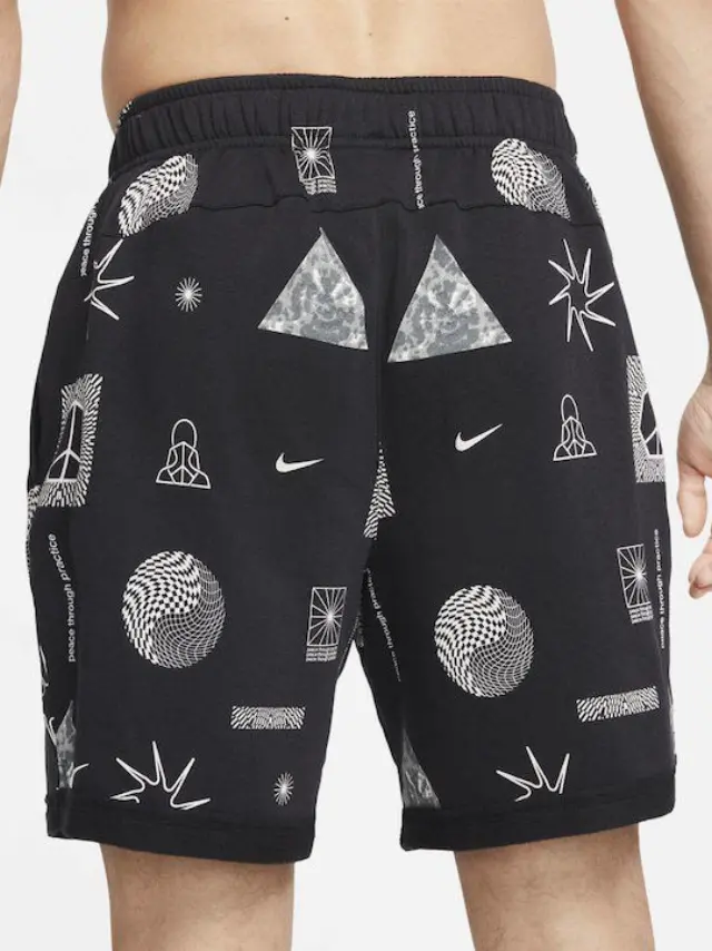 Nike Yoga Therma-FIT Αθλητική Ανδρική Βερμούδα με Σχέδια DM6546-010 - L 3