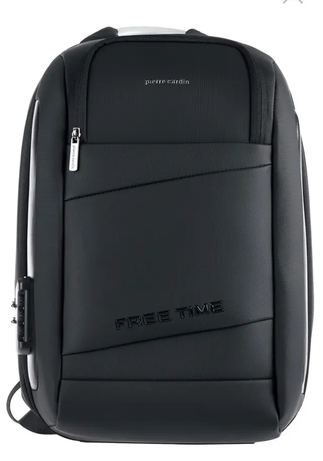 Ανδρικό σακίδιο πλάτης , Pierre Cardin , backpack, μαύρο , ALAN10 3839