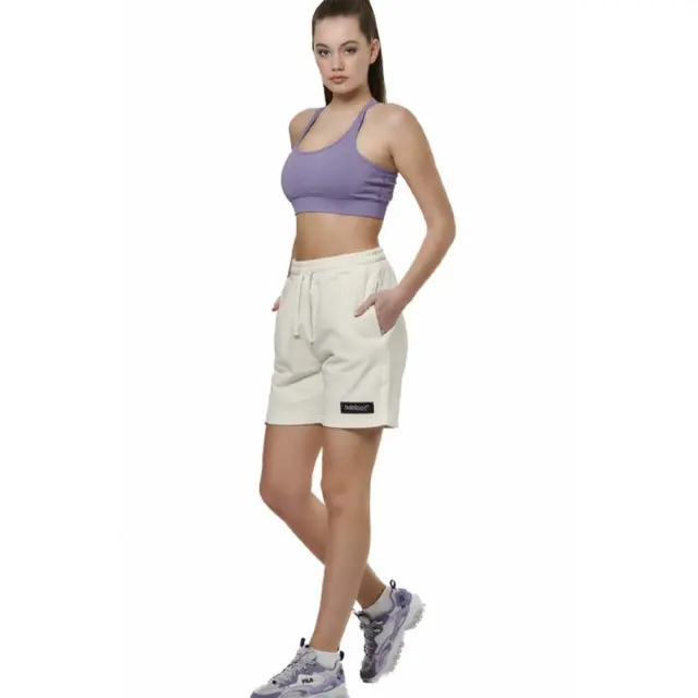 Body Action Women's Gymtech Sweat Shorts Άσπρο 031527-05A (Body Action) 2