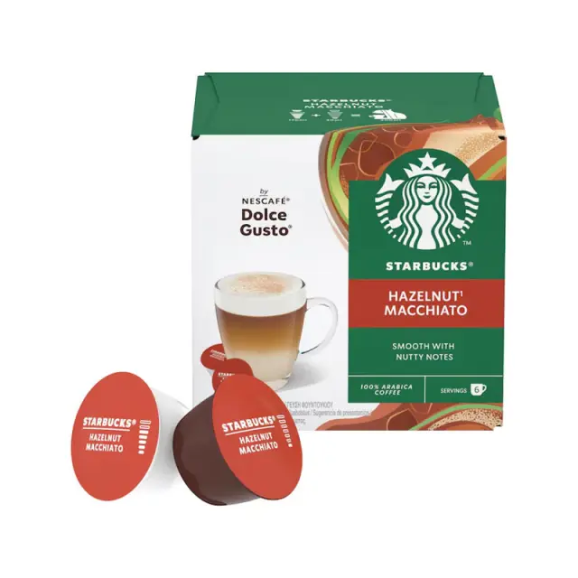 Starbucks Hazelnut Macchiato Dolce Gusto κάψουλες - 6+6 τεμ.