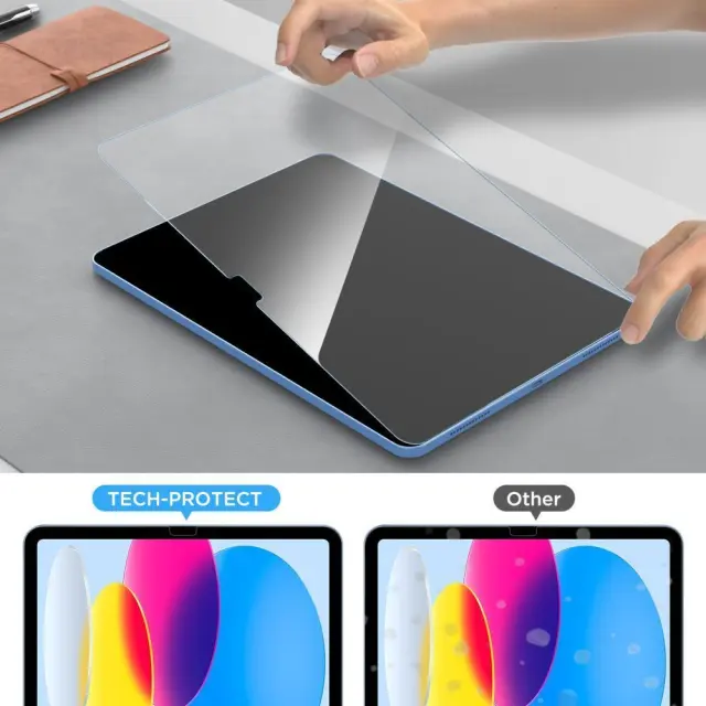 SZKŁO HARTOWANE TECH-PROTECT GLASS FIT+ 2-PACK XIAOMI REDMI PAD 2 9.7 CLEAR 3