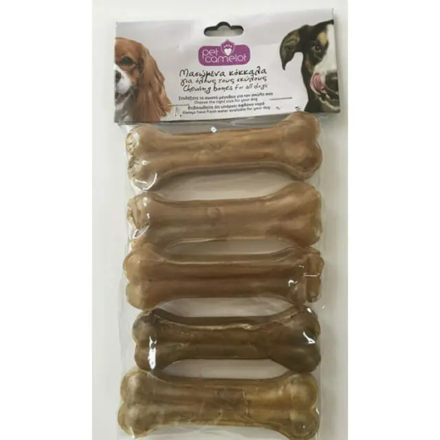 Pet Camelot Κόκκαλο Φυσικό 10cm 5τμχ