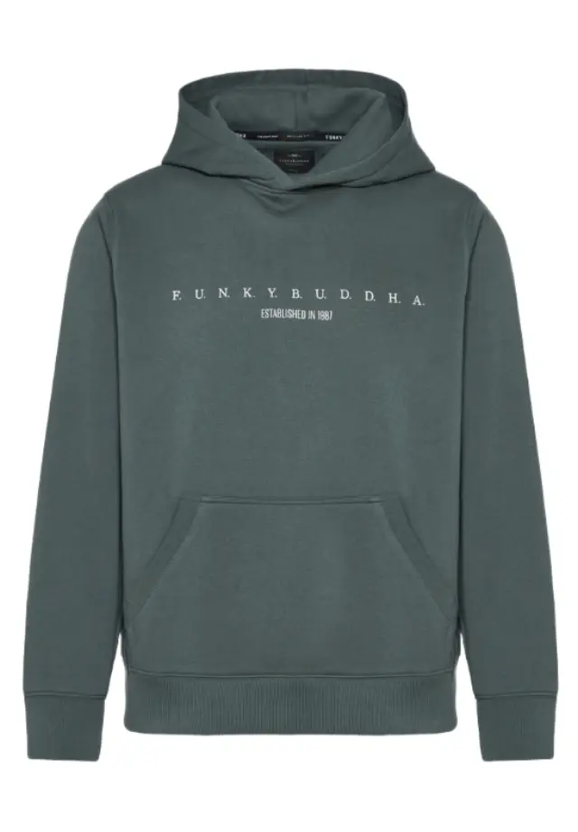 Funky Buddha ανδρική φούτερ μπλούζα με κουκούλα FBM014-009-06-4