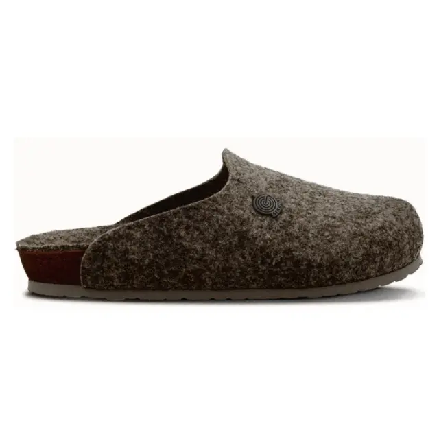 Genuins Παντόφλες Unisex τσόχα Καφέ GEN/HELSINKI BROWN