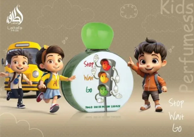 Lattafa Pride Kids Stop Wait Go Eau De Parfum Παιδικό Άρωμα 75ml 3
