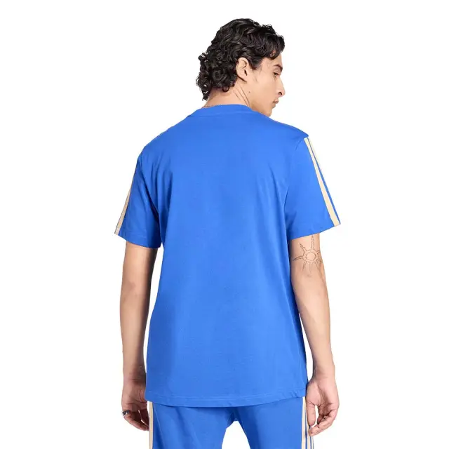 adidas Performance Men's Federazione Italiana Giuoco Calcio DNA Tee Μπλε JZ2064 (adidas Performance) 2
