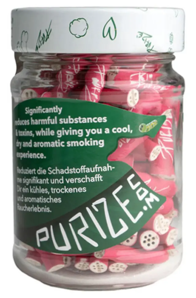 Φίλτρο Purize Extra Slim 100 Ενεργού Ανθρακα 5.9mm - Ροζ 2
