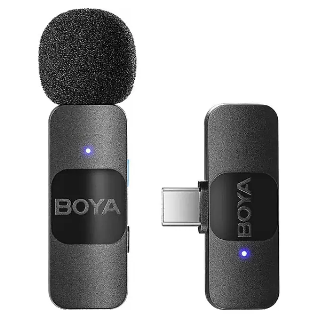 BOYA Μικρόφωνο BY-V10 V2.0 Wireless 2.4GHz Black