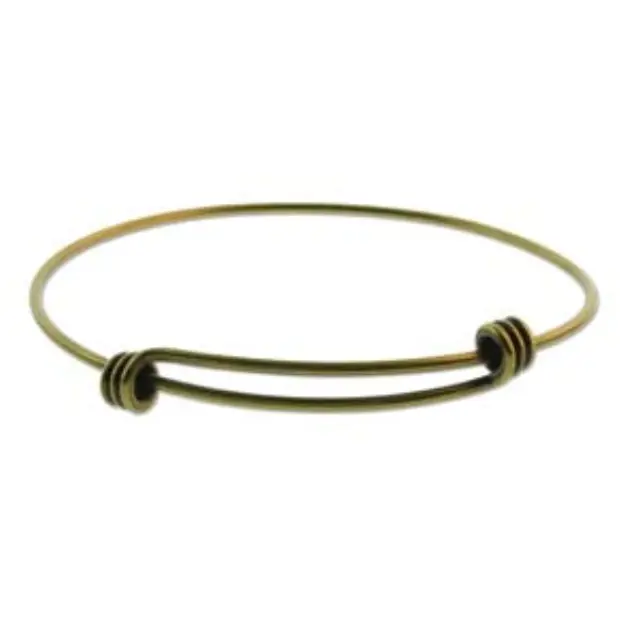 Μπρασελέ Επεκτάσιμο Ø70mm - Antique Gold Plated - 1τεμ